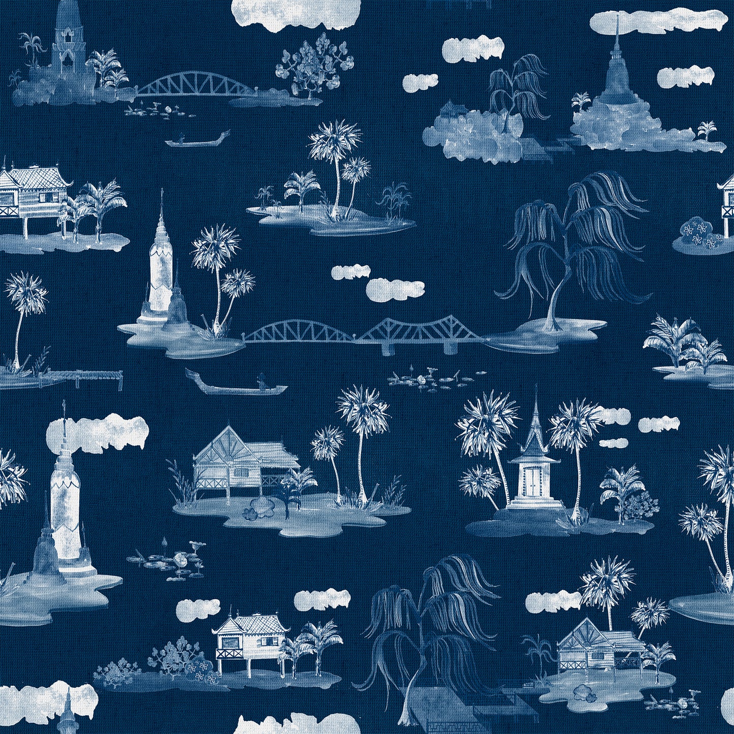 Kingdom of Wonder on Grasscloth