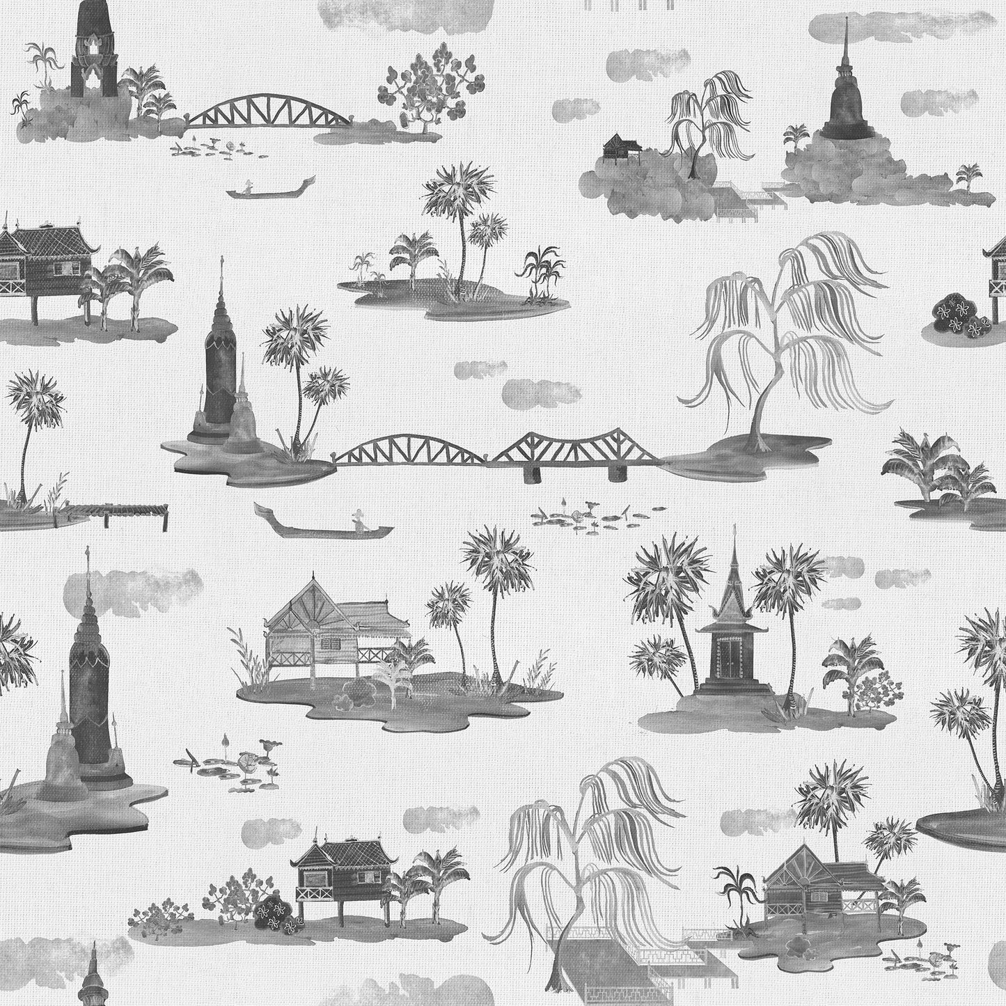 Kingdom of Wonder on Grasscloth