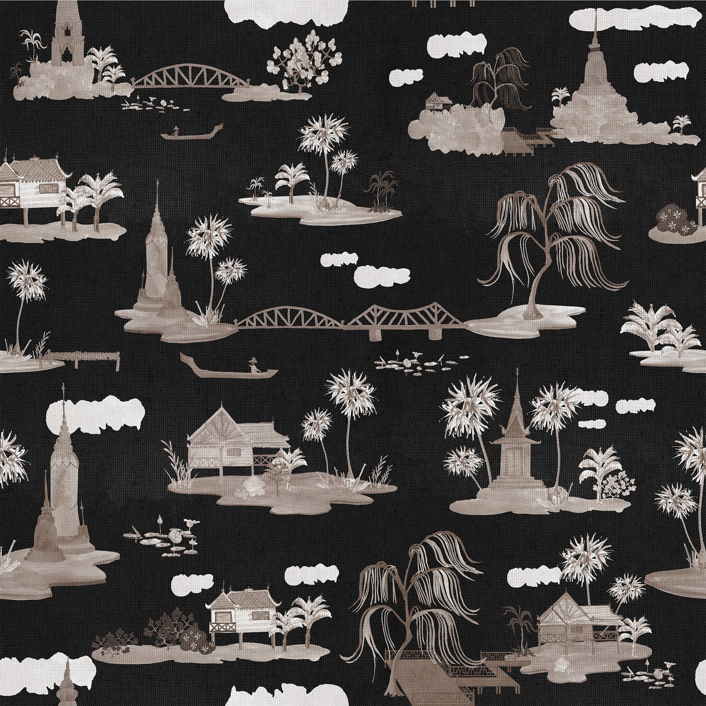 Kingdom of Wonder on Grasscloth