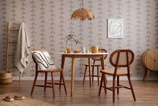 Willow Walk on Grasscloth