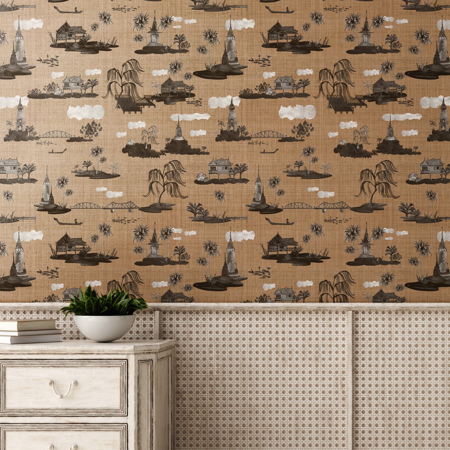 Kingdom of Wonder on Grasscloth