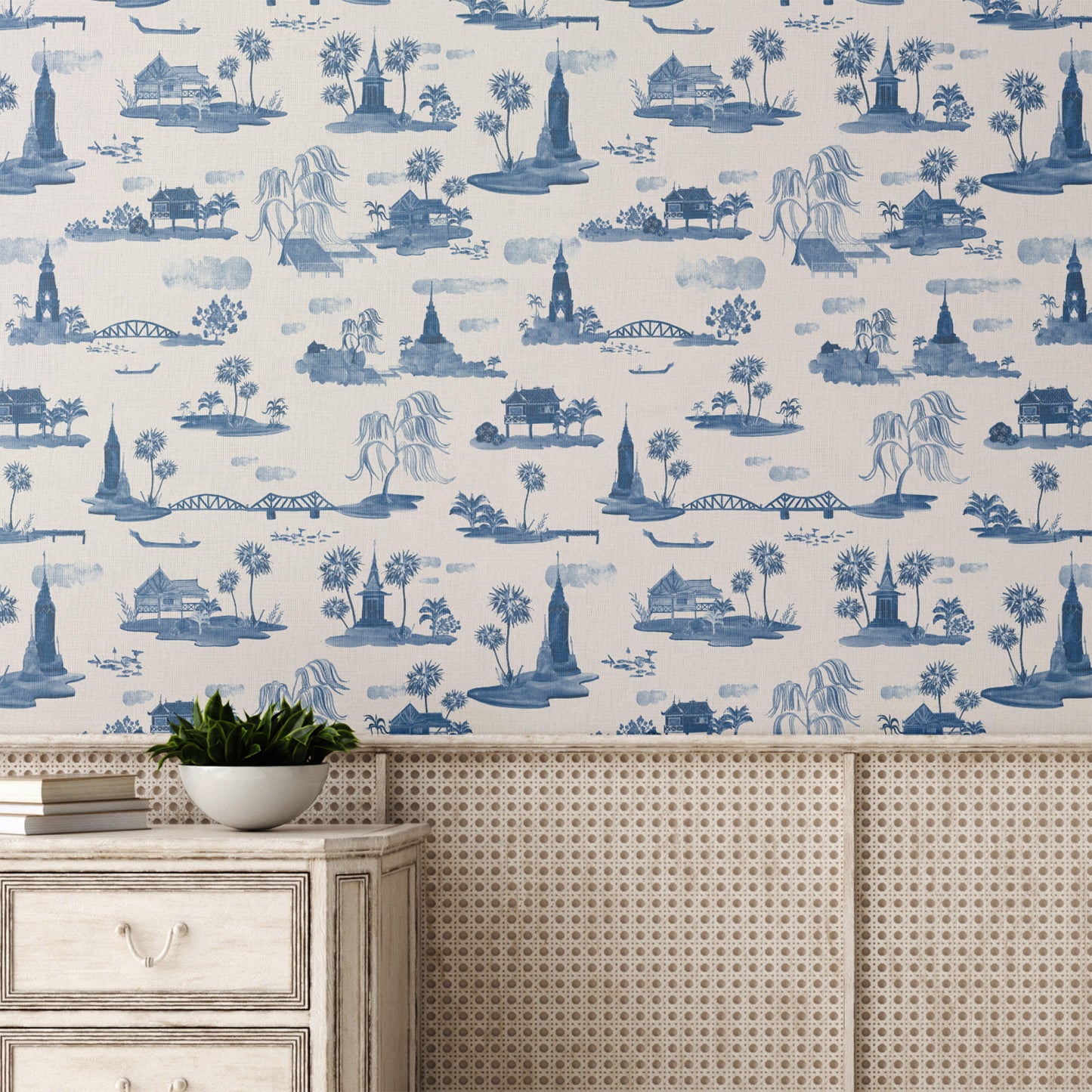 Kingdom of Wonder on Grasscloth