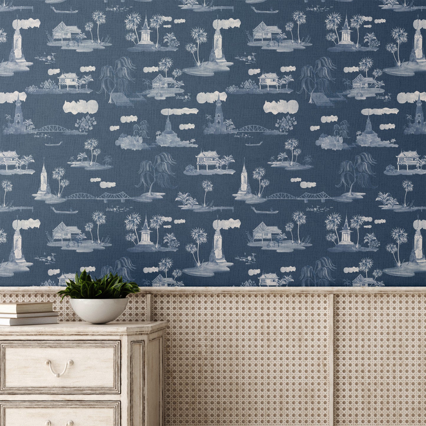 Kingdom of Wonder on Grasscloth