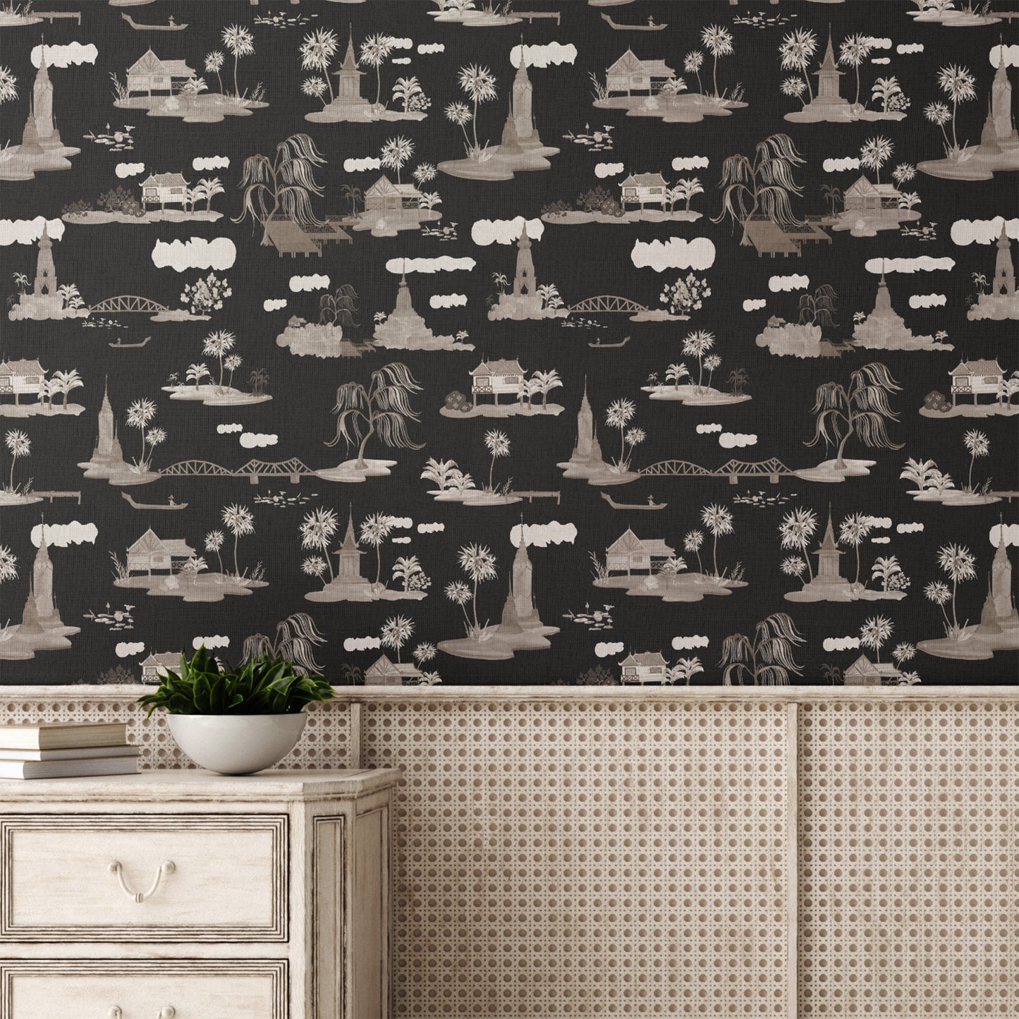 Kingdom of Wonder on Grasscloth