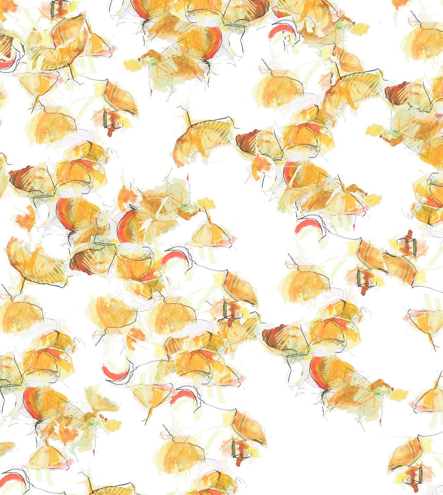 Falling Ginkgo, by Michael Rich (Panel)