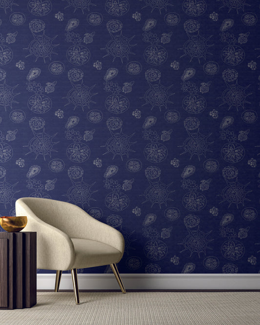 Telescopic on grasscloth