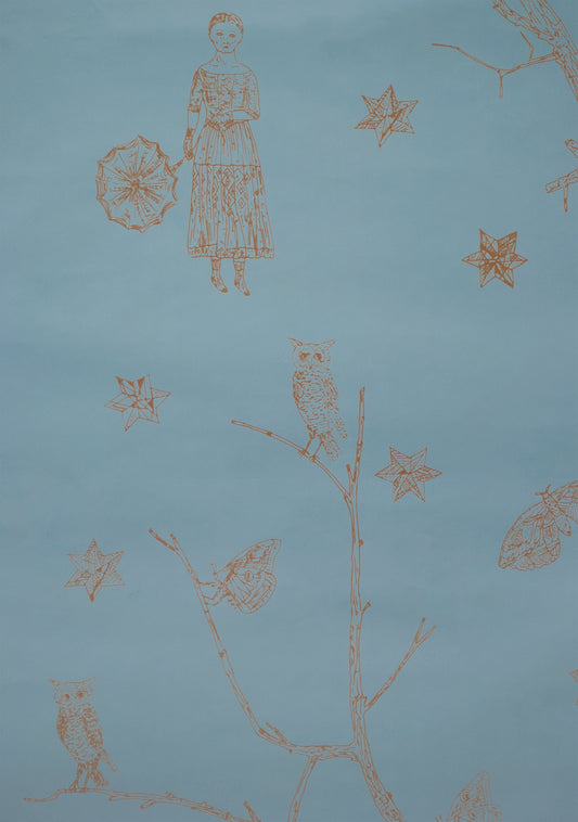 MAIDEN AND MOONFLOWER, by Kiki Smith