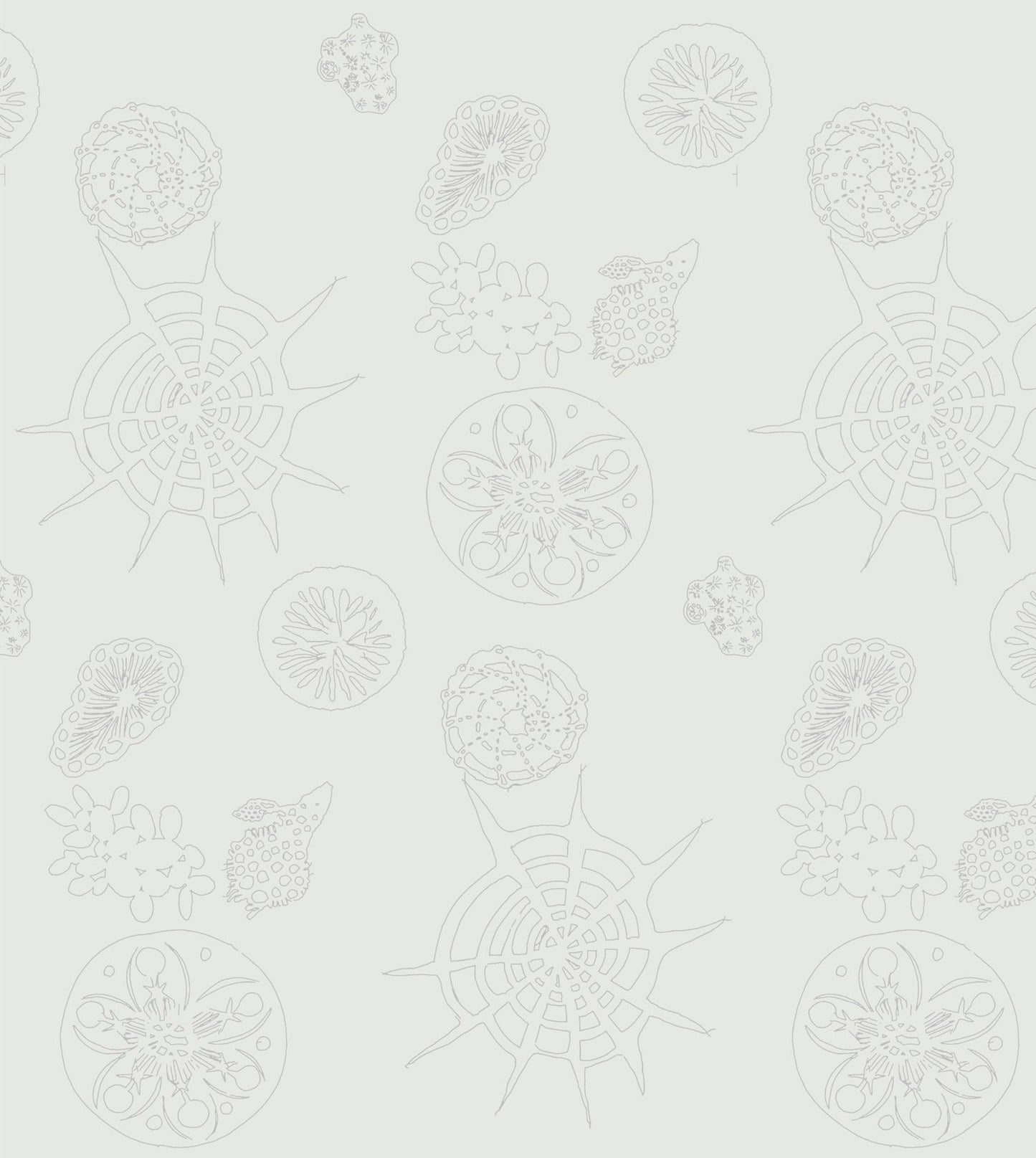 Telescopic on grasscloth