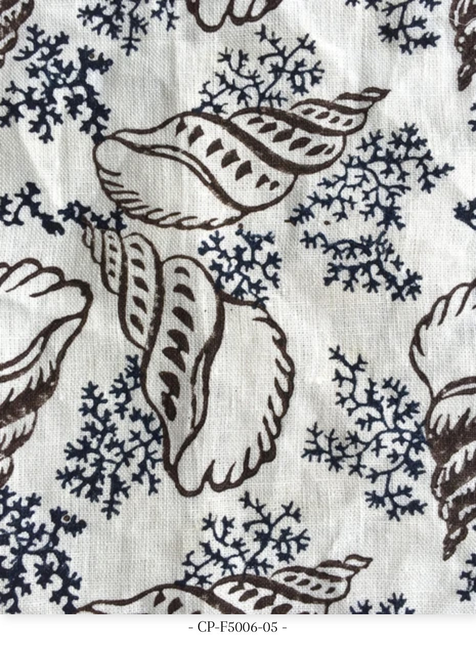 Coquillage on Fabric