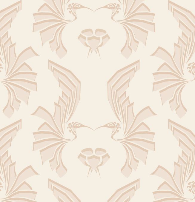 New Bird Damask by PerePaix