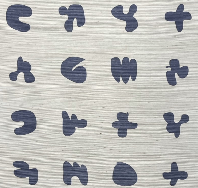 Nazca Glyphs on Sisal by Peter Valcarcel