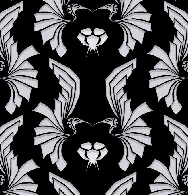 New Bird Damask by PerePaix