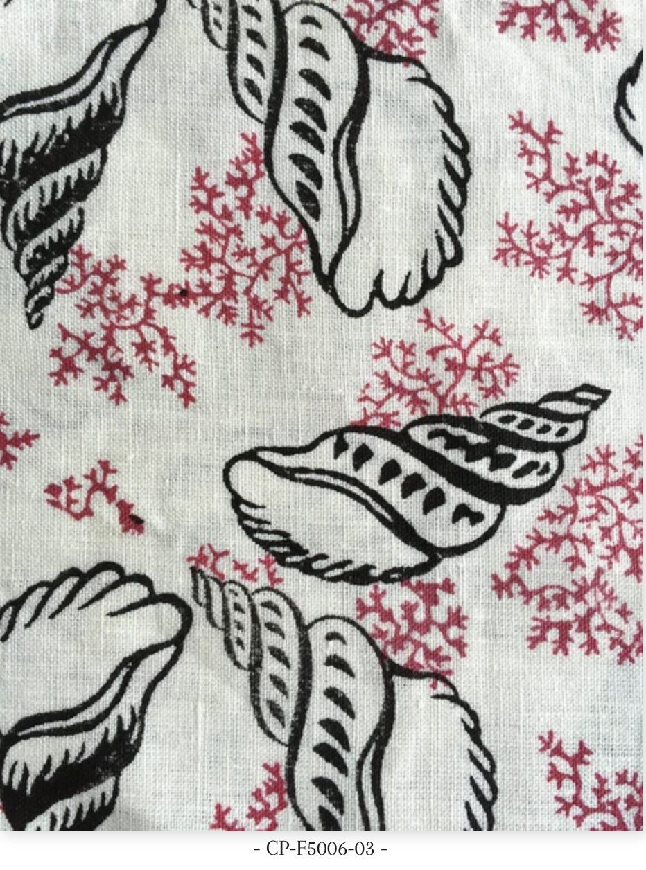 Coquillage on Fabric