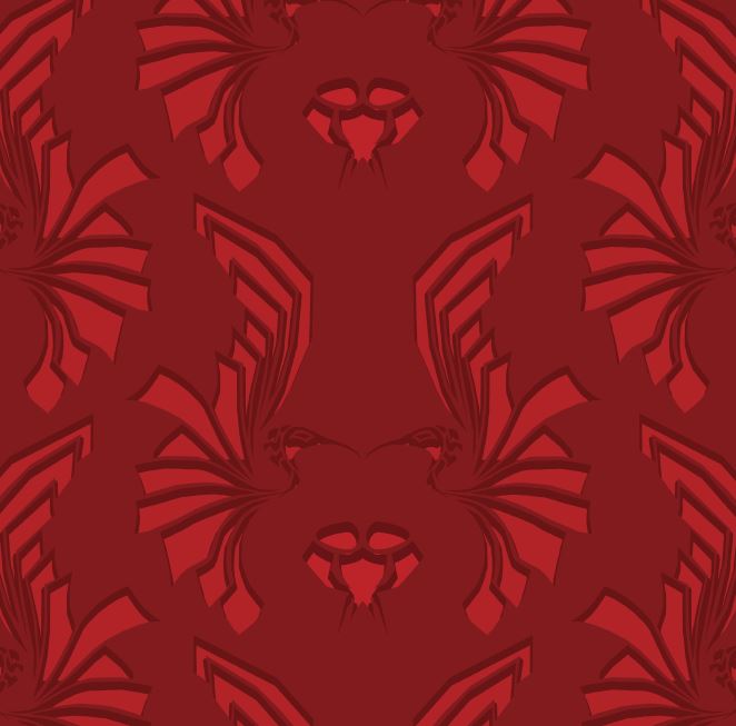 New Bird Damask by PerePaix
