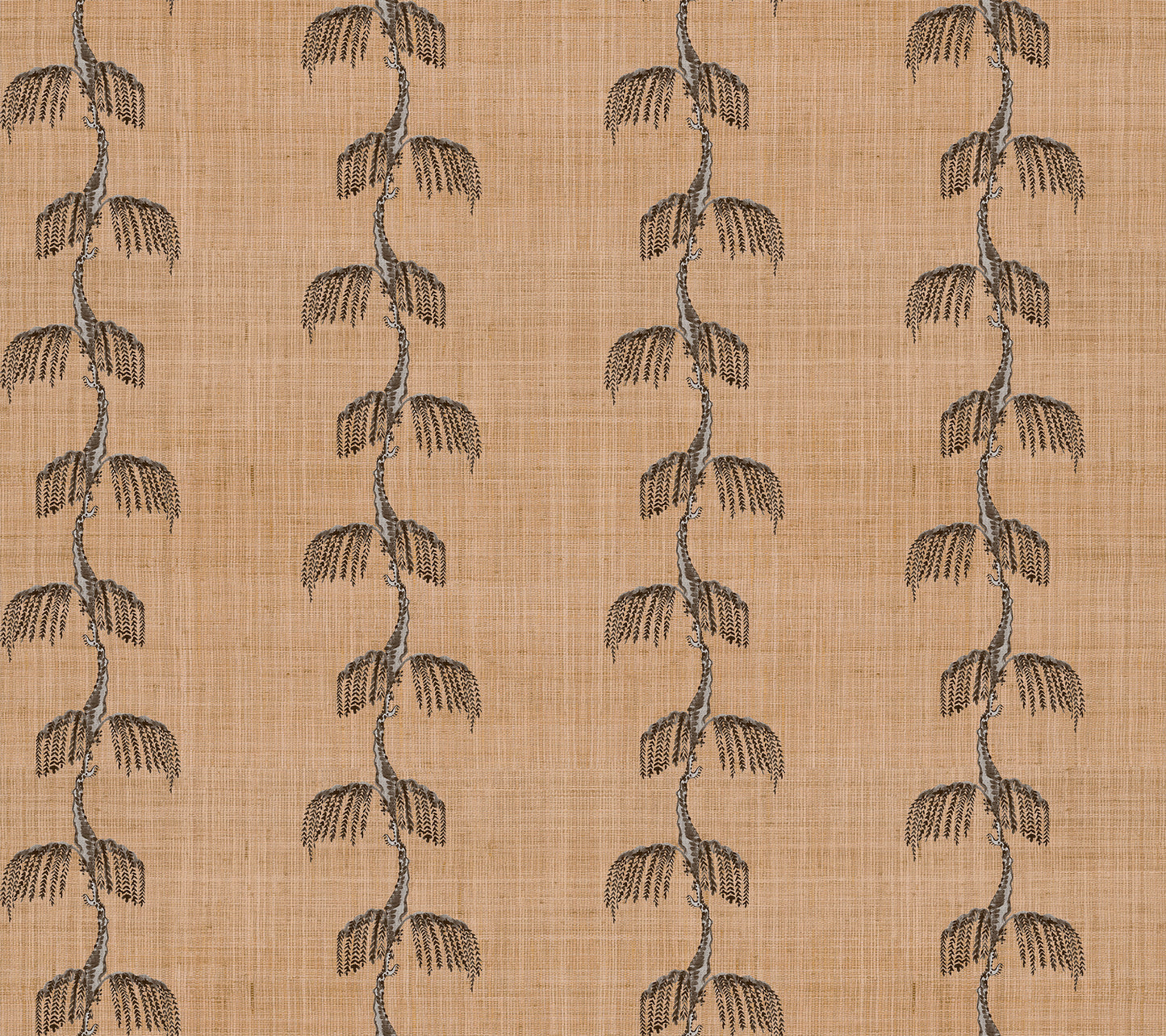 Willow Walk on Grasscloth